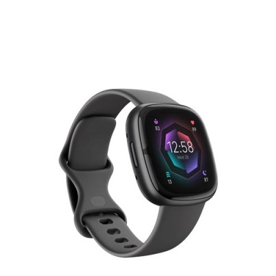 FitBit Sense 2 Shadow Grey / Graphite, Intelligente Uhr mit Armband