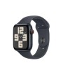 Apple Watch SE GPS + Cellular Midnight Aluminium, Midnight Sport Band M/L, MXGM3QF/A, 44mm