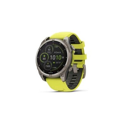 Garmin fenix 8 - 47mm Solar Sapphire Graphite/Yellow -Neuware mit 24 Monate Garantie -jetzt zum attraktiven Preis kaufen! 