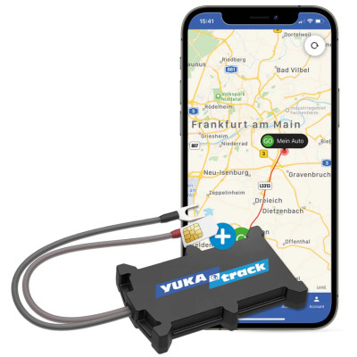 IoT YUKAtrack easyWire AIO GPS Car Tracker with SIM + Data Flat