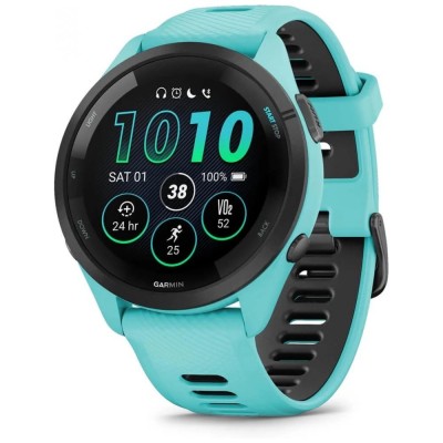 Garmin Forerunner 265 - 46 mm - aqua/noir