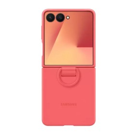 Samsung Silicone Case with Ring Red, für Samsung Galaxy Flip7, EF-PF766TREGWW