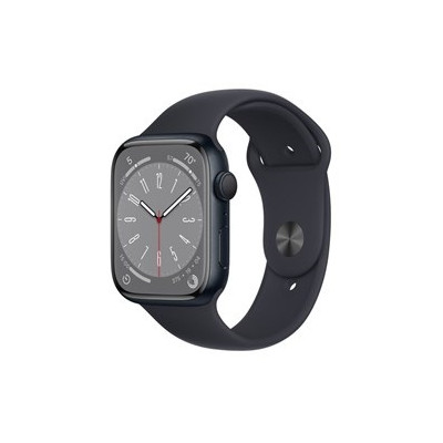 Watch Apple Watch Series 8 GPS 45mm Midnight Aluminium Case with Sport Band - Midnight EU