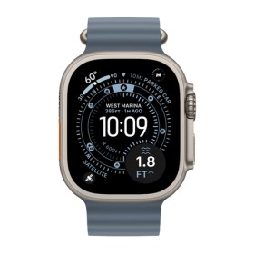 Apple Watch Ultra 3 GPS + Cellular Natural Titanium, Anchor Blue Ocean Band, MEWH4QF/A, 49 mm 