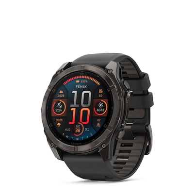Garmin Fenix 8 Solar Graphit/Titan Carbongrau, 47 mm, 010-02906-11
