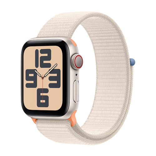 Watch Apple Watch SE (2023) GPS 40mm Starlight Aluminium Case with Sport Loop - Starlight EU