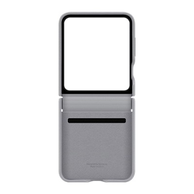 Samsung Kindsuit Case Grey, für Samsung Galaxy Z Flip6, EF-VF741PJEGWW