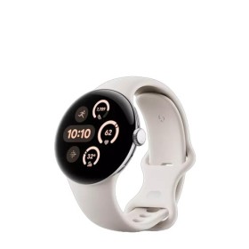 Google Pixel Watch 3 LTE Polished Silver/Porcelain, GA05735-DE, 41mm