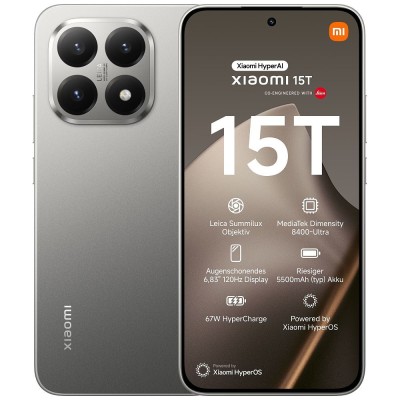Xiaomi 15T Dual Sim 12+256GB grey