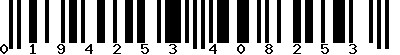 EAN-13 : 0194253408253