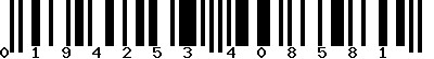EAN-13 : 0194253408581