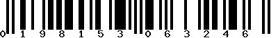 EAN-13 : 0198153063246