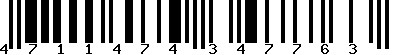 EAN-13 : 4711474347763