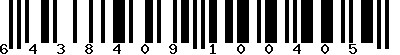 EAN-13 : 6438409100405