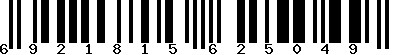 EAN-13 : 6921815625049