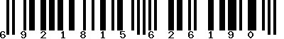 EAN-13 : 6921815626190