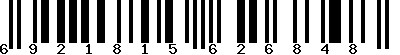 EAN-13 : 6921815626848