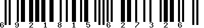 EAN-13 : 6921815627326