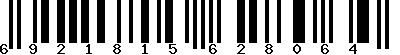 EAN-13 : 6921815628064