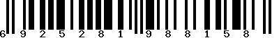 EAN-13 : 6925281988158