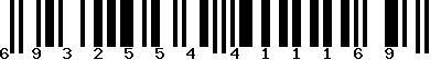 EAN-13 : 6932554411169
