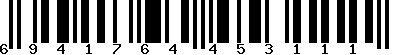 EAN-13 : 6941764453111