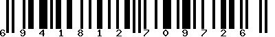 EAN-13 : 6941812709726