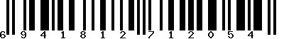 EAN-13 : 6941812712054