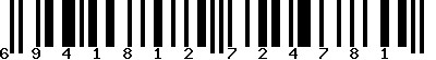EAN-13 : 6941812724781