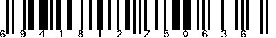 EAN-13 : 6941812750636