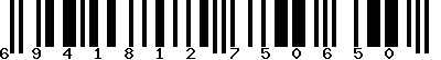 EAN-13 : 6941812750650