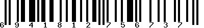 EAN-13 : 6941812756737