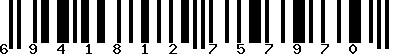 EAN-13 : 6941812757970