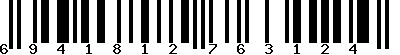 EAN-13 : 6941812763124