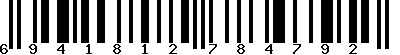 EAN-13 : 6941812784792