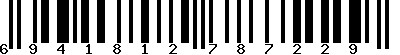 EAN-13 : 6941812787229