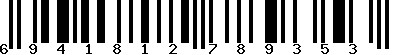 EAN-13 : 6941812789353