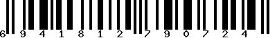 EAN-13 : 6941812790724