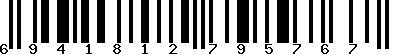 EAN-13 : 6941812795767