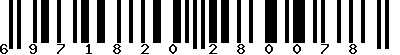 EAN-13 : 6971820280078