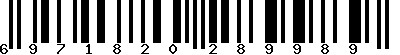 EAN-13 : 6971820289989