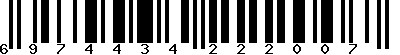EAN-13 : 6974434222007