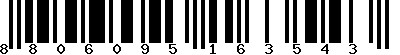 EAN-13 : 8806095163543