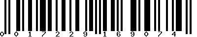 EAN-13 : 0017229169074
