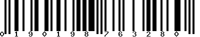 EAN-13 : 0190198763280