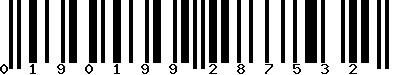 EAN-13 : 0190199287532