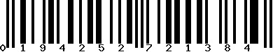 EAN-13 : 0194252721384
