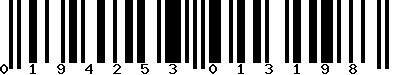 EAN-13 : 0194253013198