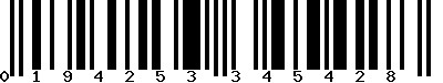 EAN-13 : 0194253345428