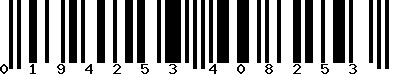 EAN-13 : 0194253408253